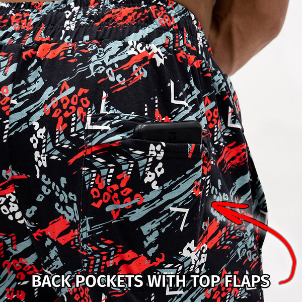 Workout Pajamas One Way Zip Pattern - Back Pockets With Top Flaps