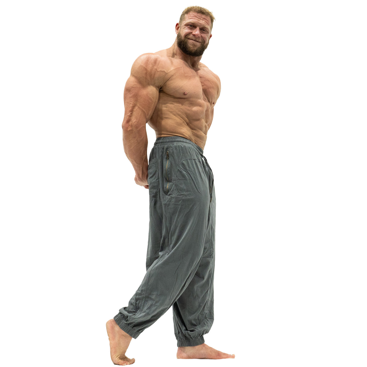 その他 Vanquish Grey Bodybuilding Baggy pants Baggy Movement Pants - Medium Gray – Jujimufu