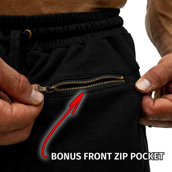 Jujimufu Very Good Sweat Pants Black Color - Bonus Front Pocket