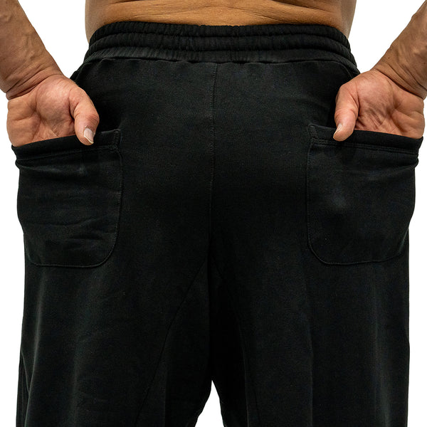 Jujimufu Very Good Sweat Pants Black Color - 2 Back Pockets