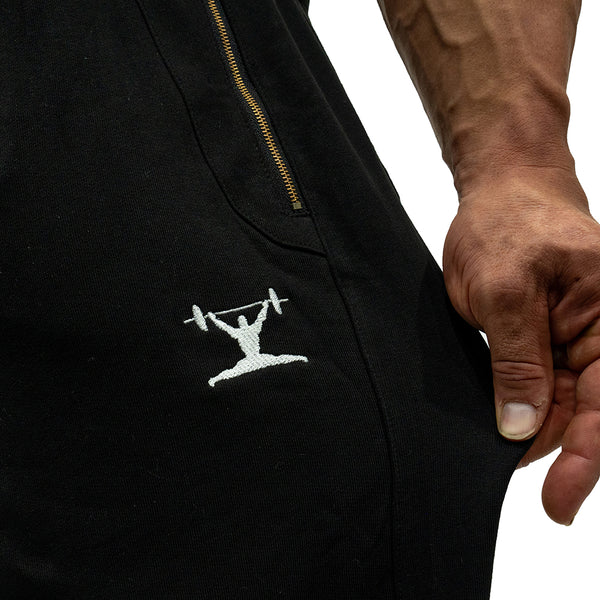 Jujimufu Very Good Sweat Pants Black Color - Splitman Logo