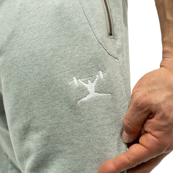 Jujimufu Very Good Sweat Pants Light Gray Color - Splitman Logo
