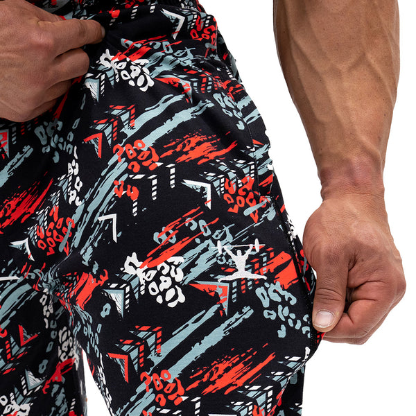 Workout Pajamas - Embroidered Split Man Logo