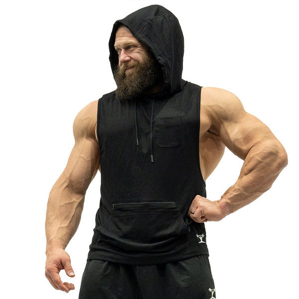 Jujimufu Ultra Hoodie Black Color - Front View