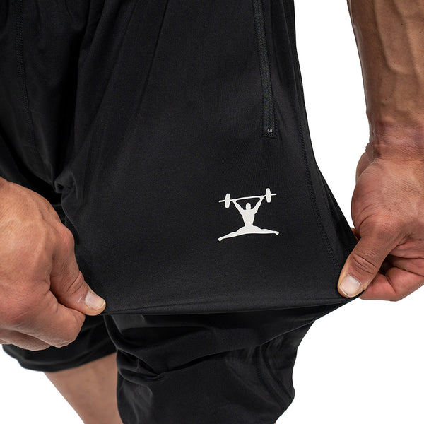 Jujimufu Classic Stretchy Pants Black Color - Logo