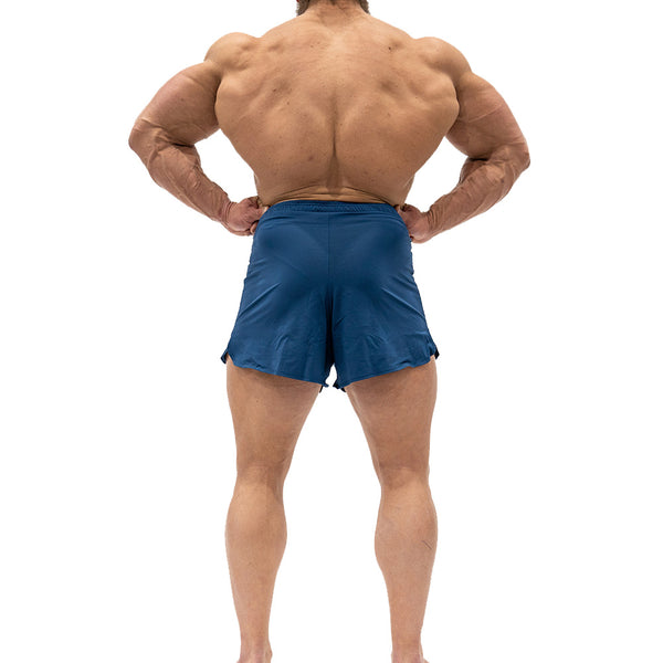 Jujimufu Short Shorts Navy Color - Full Back View