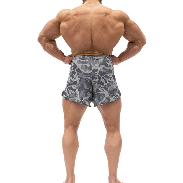 Jujimufu Short Shorts Dark Camo Color - Full Back View