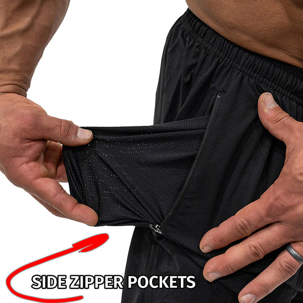 Jujimufu Classic Stretchy Pants Black Color - Side Zipper Pocket