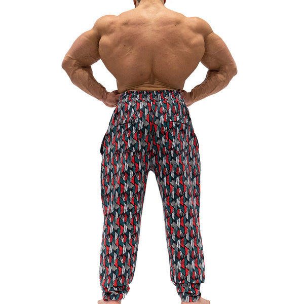 Workout Pajamas Trapperzoid Pattern - Back view