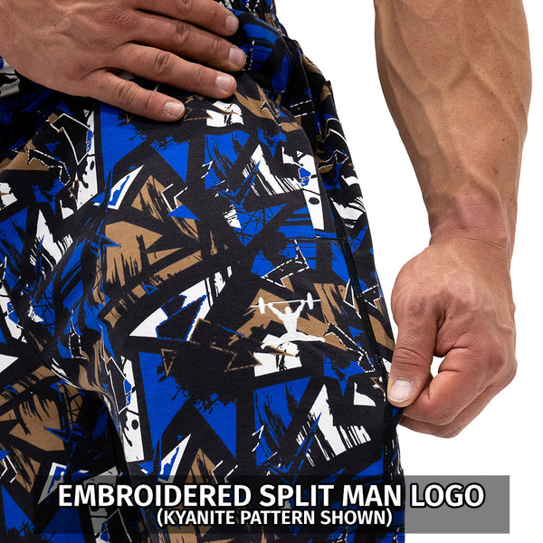 Workout Pajamas - Embroidered Split Man Logo