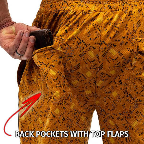 Workout Pajamas Circuit Training Pattern - Back Pockets With Top Flaps 2