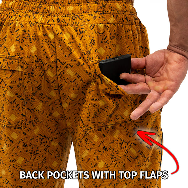 Workout Pajamas Circuit Training Pattern - Back Pockets With Top Flaps