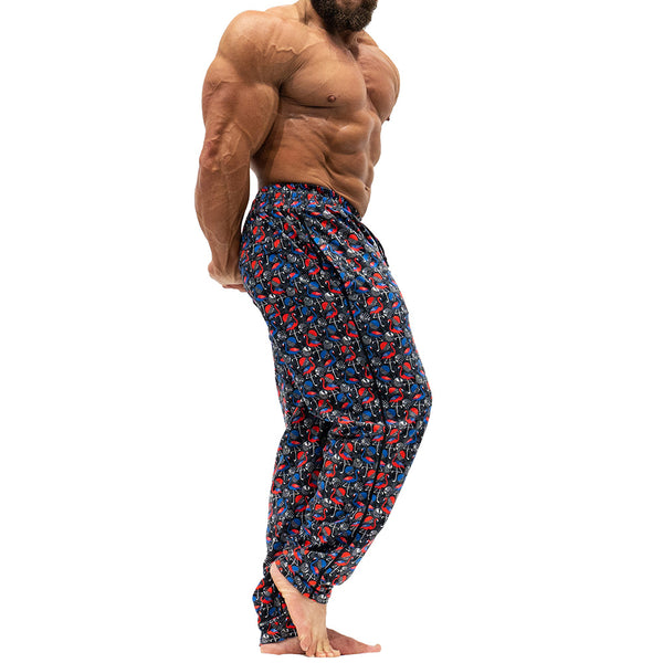 Workout Pajamas Magic Mingos Pattern - Casual and Fun modeling
