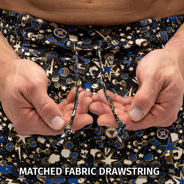 Workout Pajamas Physically Cultured Pattern - Matched Fabric Drawstring