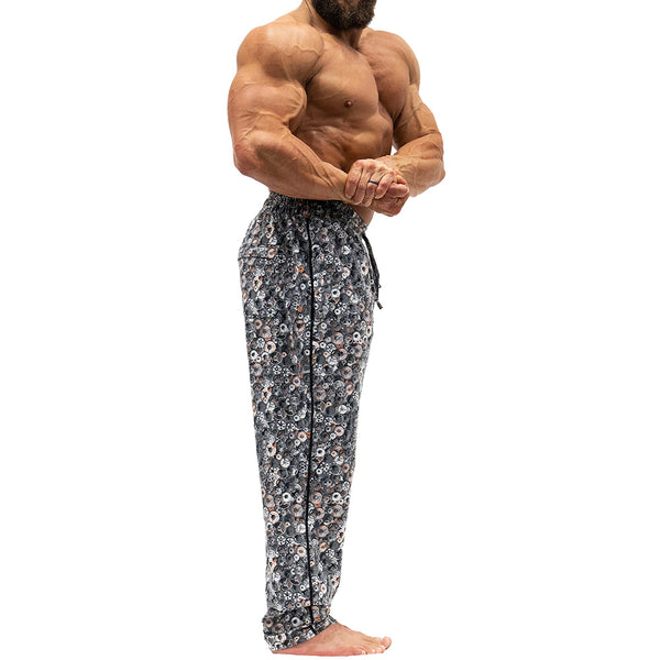Workout Pajamas Weight Plated Pattern - Casual and Fun modeling