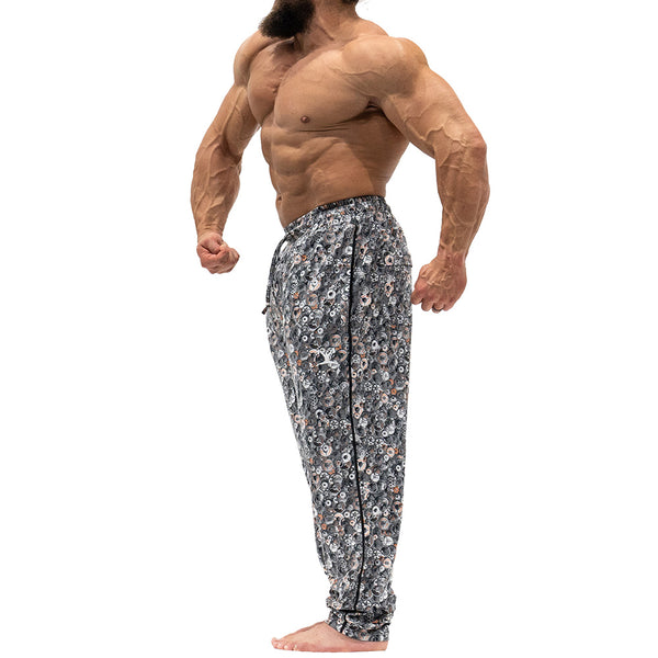 Workout Pajamas Weight Plated Pattern - Side View