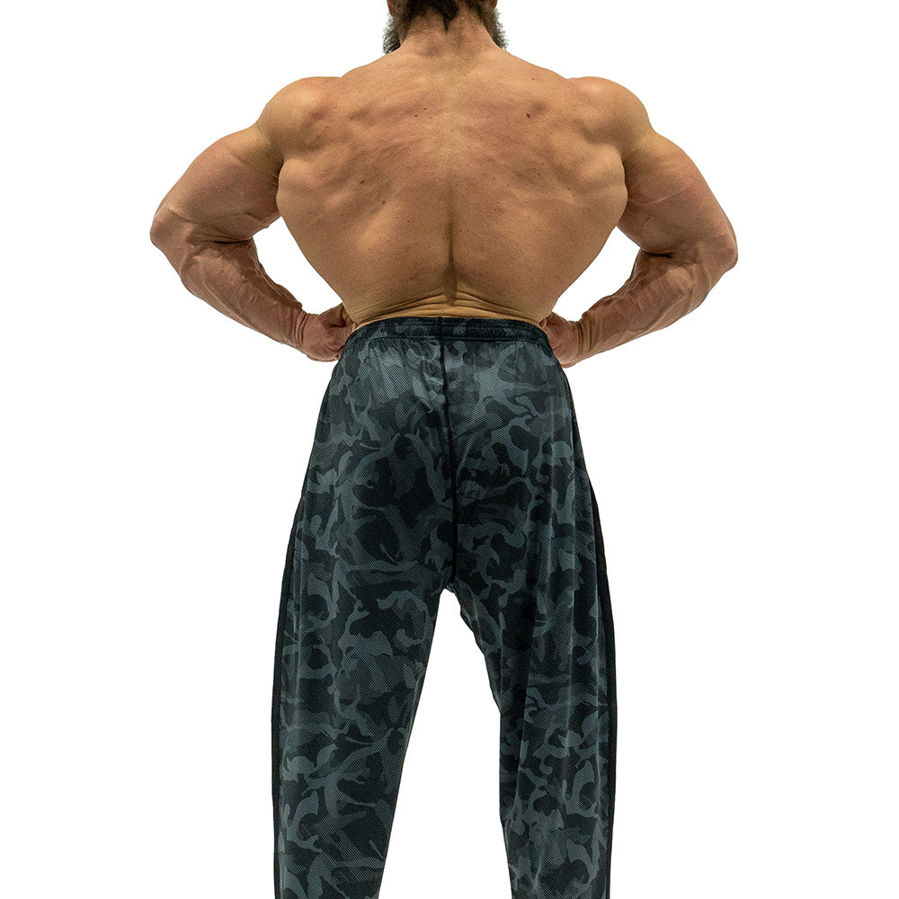 Jujimufu Stretchy Pants - Gold w/Khaki
