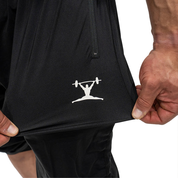 Jujimufu Lite Stretchy Pants Black Color - Logo