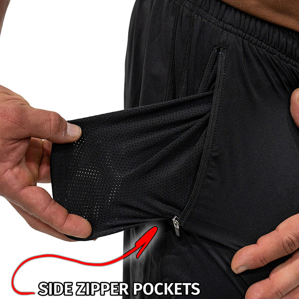 Jujimufu Lite Stretchy Pants Black Color - Side Zipper Pocket